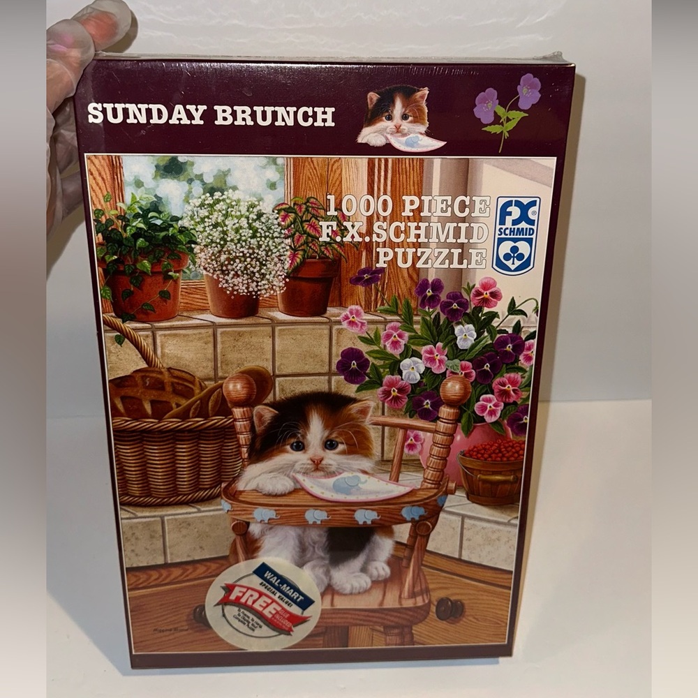 Vintage Sunday Brunch 1000 Piece F.X Schmid Puzzle 1996